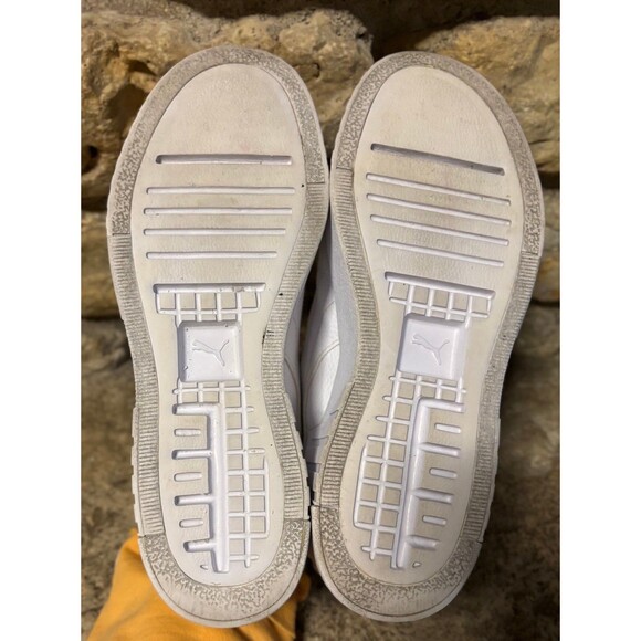 PUMA Cali Wedge Platform White Leather Sneakers Trainers Shoes 373438_01 W’s 9.5 - Picture 6 of 8